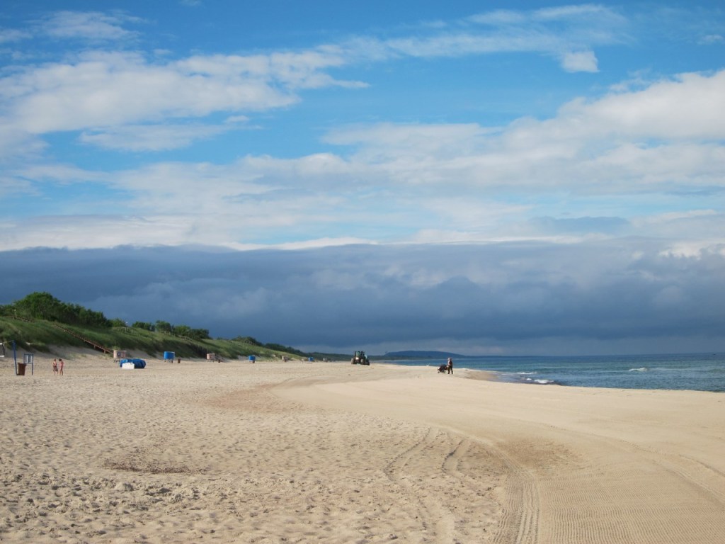 The Baltic sea, just 20 minutes from the lagoon side.