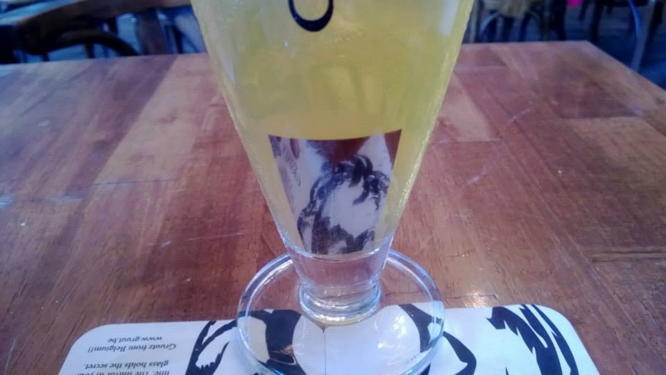 The anamorphic image on the coasters