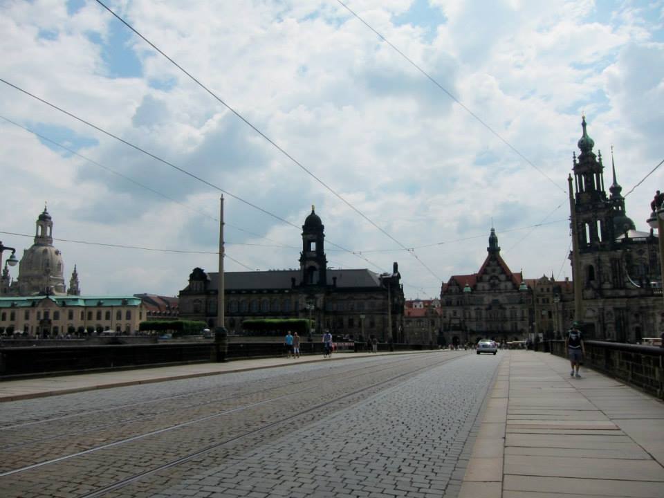 The view from the August Bridge