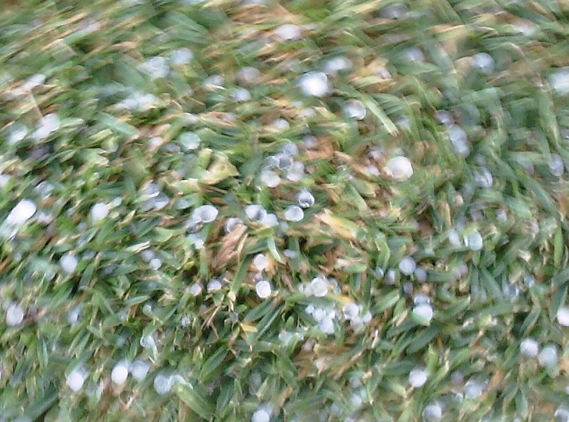 San Diego hailstones