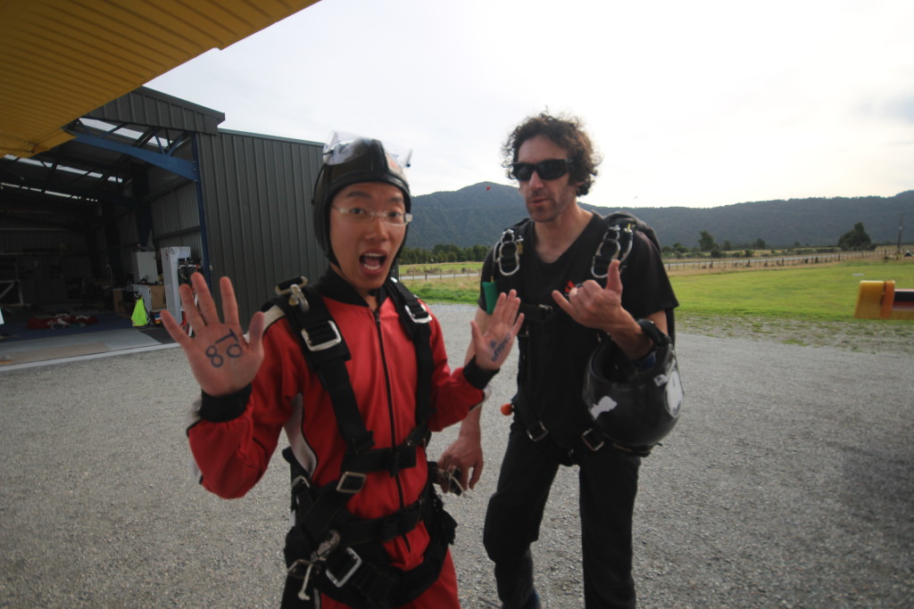 skydiving