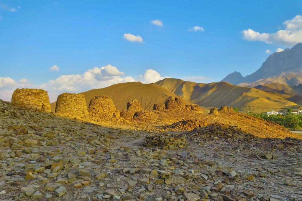 Beehive tombs in Oman