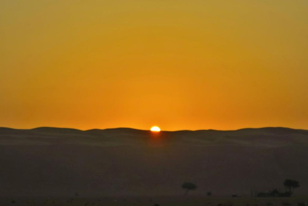 Dunes sunrise in Oman