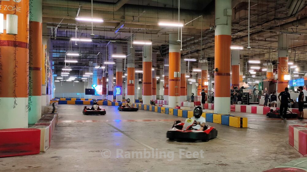 go karts on circuit tiki